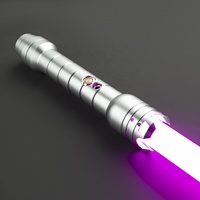 Nexussabers Force FX Heavy Dueling Rechargeable Lightsaber Smooth Swing Motion Control LED Flashing Saber untuk Star Wars