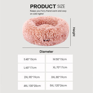 Cuscino per animali domestici all'ingrosso cuccia per cani warm pet <span class=keywords><strong>cat</strong></span> bed round cats bed luxury dog bed - Product Image 5