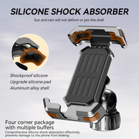 Support de téléphone pour vélo, support de téléphone portable pour moto, support de smartphone, support de téléphone rotatif à 360°