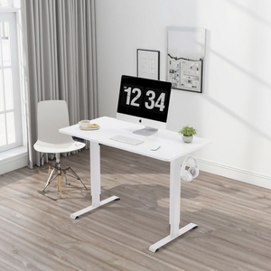 Diseño moderno ergonómico Muebles de oficina en casa Acero inoxidable Sit-to-Stand Altura eléctrica Mesa de pie de elevación ajustable - Product Image 4