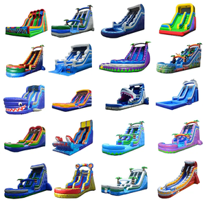 Ensemble commercial glissade et pelouse adulte <span class=keywords><strong>Tic</strong></span> <span class=keywords><strong>Toc</strong></span> toboggans gonflables pour piscine toboggan gonflable - Product Image 3