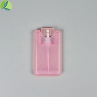 Flacon pulvérisateur plat vide en PP de 10 ml et 20 ml, format carte de crédit, avec bouchon à vis, personnalisable par sérigraphie