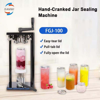 Mini-scelleuse manuelle pour canettes en aluminium, bouteilles PET, boissons gazeuses, bières, scelleuse de produits pour petites entreprises