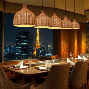 Chinese Pastoral Style Rattan Chandelier Round E27 Single Head For Living Room And <b>Dining</b> Room Bamboo Woven Pendant <b>Light</b> - Product Image 5