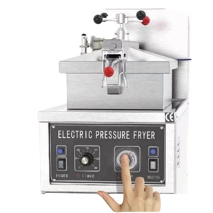 Large Capacity Fully Automatic Commercial Stainless Steel Gas Electric Chicken Pressure <b>Fryer</b> for French Fries Broast <b>Machine</b> - Product Image 3