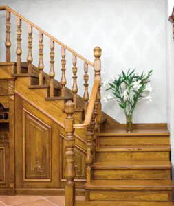 พรีม่าเหล็ก-ไม้ตกแต่งบ้านสไตล์บ้านไร่สำหรับบันไดราวบันไดแบบเกลียวสไตล์โมเดิร์นแบบพรีเมี่ยมมาใหม่ - Product Image 2