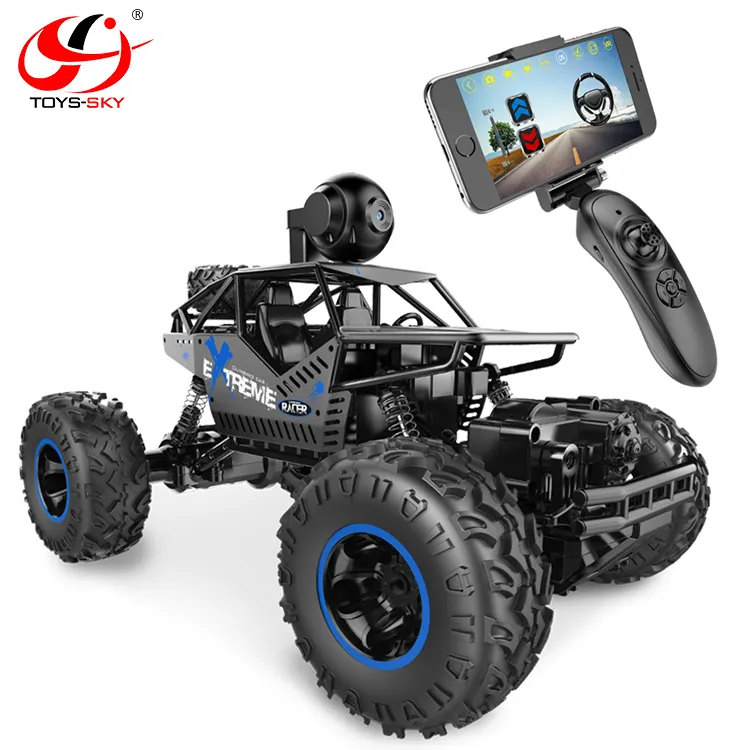C009 2.4Ghz 1/16 Remote Control Toys Car with FPV HD Camera Dual Control RC Mode Speed Truck Vehicle for Children And Adult