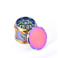 WOWO TECH 2025 Broyeur d'herbes sèches personnalisé de 63mm Briquet en alliage de zinc et accessoire pour fumer avec galvanoplastie en gros fantaisie