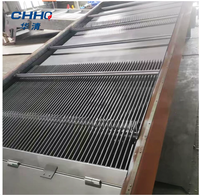 Grille à barres mécanique rotative à écran grossier, à alimentation motorisée, en acier inoxydable, à flux interne, à grille fine étagée, personnalisée OEM, 1 an