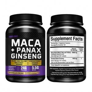 Cápsulas de Ginseng Ausreson OEM, Suplemento para la Salud, Cápsulas de Maca, Panax, Ginseng Rojo Coreano - Product Image 2
