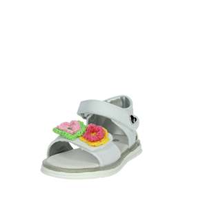 Sandalias Planas Azules para Niñas Asso AG-17322 con Detalle de Flor - Product Image 6