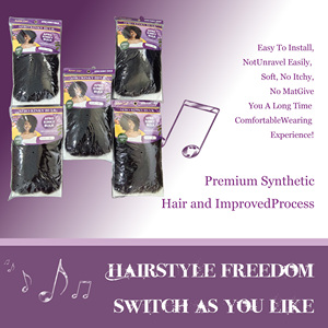 Cheveux afro crépus en vrac de 12 pouces, 100g, fibre douce haute température, texture naturelle 4C, extensions pour tresses et dreadlocks pour femmes noires - Product Image 4