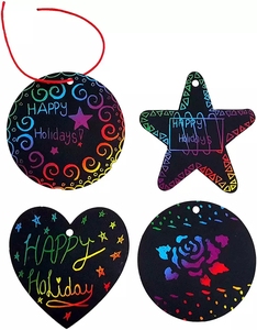 Giấy Cào Cầu Vồng Nghệ Thuật Màu Sắc Kỳ Diệu Hình Ếch Chuồn Chuồn Vườn Sinh Vật Hoạt Hình Dễ Thương - Product Image 5