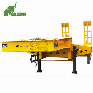 New 2-3 trục lowload 60 tấn Heavy Duty Giao thông vận tải Trailer xe tải tách cổ lowbed xe tải Trailer cho bán - Product Image 1