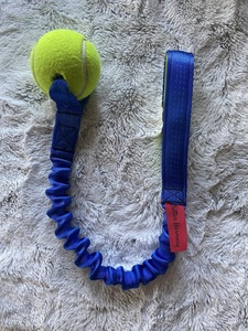 Commercio all'ingrosso Dog Tug Toy Ball Tug Of War Toss Play Fetch Dog Ball Handmade Dog Training giocattoli interattivi - Product Image 4