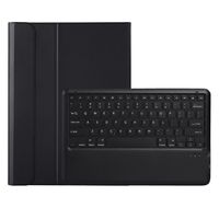 Keyboard Nirkabel BT Ultra Tipis dengan Casing Kulit untuk Samsung Tab S8 Plus X800 X805 S7 FE T730 T736 S7 Plus T970 T975