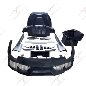 Kit de Carrocería de Fibra de Carbono de Alta Calidad para Ferrari <span class=keywords><strong>488</strong></span> Pista, Kit Modificado con Parachoques Delantero, Faldones Laterales, Lip Trasero y Capó, Nueva Edición - Product Image 2