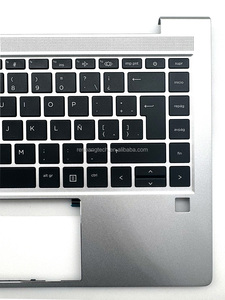 Hot Sale for HP ProBook 440 445 G9 in Belgium European Laptop Palmrest Silver Top Cover <b>Keyboard</b> Upper Case N01286-A41 - Product Image 5