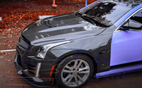 Pièces automobiles en fibre de carbone, mise à jour, pare-chocs avant modifié, garde-boue pour Cadillac ATS 2013-2019, kit carrosserie de type V