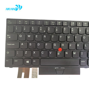 HK-HHT Nieuwe Zwarte Achtergrondverlichting Uk Toetsenbord Voor Lenovo <span class=keywords><strong>Thinkpad</strong></span> T 480S T490 T495 Laptop - Product Image 5