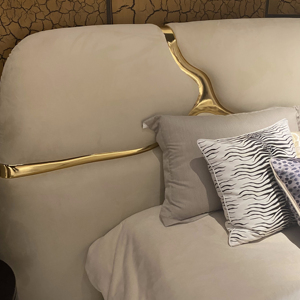 <span class=keywords><strong>Letto</strong></span> Matrimoniale di Lusso in Pelle Italiana, Design Moderno per Villa, Camera da <span class=keywords><strong>Letto</strong></span> Principale di Lusso, <span class=keywords><strong>Letto</strong></span> <span class=keywords><strong>Montagna</strong></span> - Product Image 4