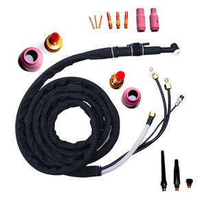 Bid TIG Welding Torch Water Cooled WP18 Enhanced Type M16 M22 <b>Quick</b> Connect 5M Cable Angled Head - Product Image 4