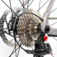 Vélo de route à disque en alliage d'aluminium TWITTER AL6061/T6 pas cher avec 24 vitesses RS et freins à disque hydrauliques 700C