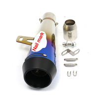 Système d'échappement arrière universel pour moto Kinlon, en acier inoxydable, 51 mm, 60 mm, embout d'échappement à glissière, silencieux