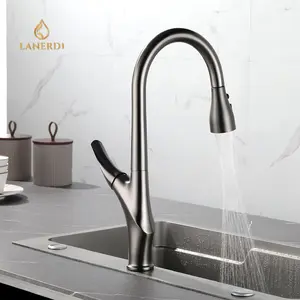 Kaiping Luxe Thuis Fabriek Cupc Upc 619 Nsf Aanrecht Beweegbare Water Messing Keuken Kraan Tap