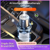 Diffuseur d'air frais pour voiture en verre, parfum léger longue durée, vaporisateur intelligent portable, aromathérapie automobile