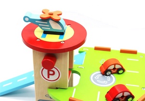 Juguete de estacionamiento de <span class=keywords><strong>madera</strong></span> para niños, juguete popular de estacionamiento de <span class=keywords><strong>madera</strong></span>, juego educativo para edades tempranas para niños y niñas - Product Image 5