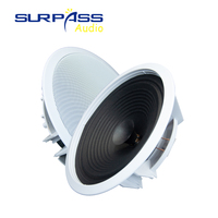 Système de sonorisation professionnel sans fil CR815 SURPASS, haut-parleur de plafond 8 pouces 15W