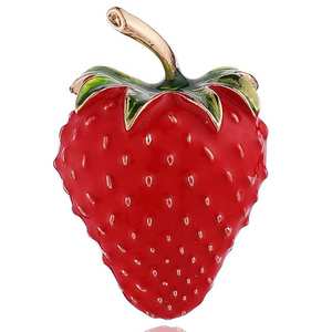 Spille di smalto di frutta spille anguria fragola ananas smalto ciliegia spille di frutta carine spille per donne ragazze - Product Image 4