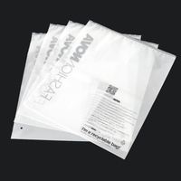 Sac en plastique refermable avec fermeture éclair, certifié GRS, PCR 100% recyclé, LDPE recyclable, logo personnalisé, emballage pour vêtements, shorts, sous-vêtements