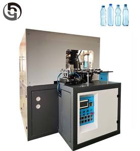 Máquina Sopladora Automática para Botellas de PET/PP HY-S2, Económica, de 2 Cavidades, Alimentación Manual, Control por PLC, Bomba de Motor, Alta Precisión - Product Image 2