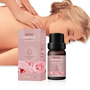 Hot Selling 10ml Rose Essential Oil For Skin Dryness Customized Pure Natural Organic Rose Essential Oil For Massage