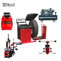 Equipo Combinado de Alta Calidad para Cambio de Neumáticos Semiautomático de 10-24 Pulgadas y Alineación de Ruedas, con Brazos Auxiliares, Fuente de Alimentación de 220V, Gran Venta