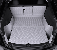 Tapis de coffre de voiture en cuir à motif VV, vente en gros d'usine, entièrement enveloppant, antidérapant, écologique, multicolore, garantie de qualité OEM