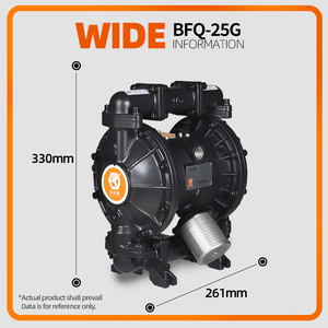GODO BFQ-25G <b>Small</b> Flow Pneumatic <b>Pump</b> Air-operated Diaphrgam for Industry Sewage Wastewater Treatment - Product Image 3