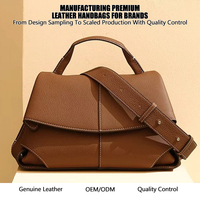 Sac à main personnalisé pour femme en cuir grainé, sac à bandoulière, personnalisation haut de gamme, marque privée, sac à main en cuir véritable