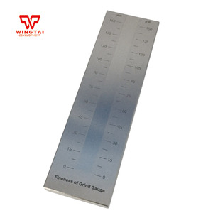 Compteur de finesse de grattoir en acier inoxydable à rainure unique BGD 241/4 0-150un grindomètre d'essai - Product Image 6