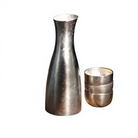 Pot à vin en verre transparent pour l'extérieur, style 'Ice Flower', chauffe-vin, outils à vin vintage, bouteille de vin chaude 8615SS, luxe léger rétro