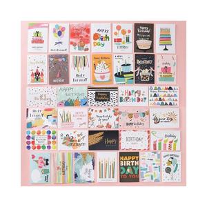 ZS-P2159 Handmade Art Greeting <b>Cards</b> Birthday Set 30pcs Colorful Designs Party Celebration Paper Digital Printing - Product Image 1