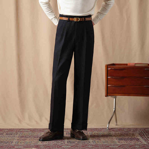 <span class=keywords><strong>Pantaloni</strong></span> <span class=keywords><strong>eleganti</strong></span> da <span class=keywords><strong>uomo</strong></span> a vita alta e traspiranti Casual <span class=keywords><strong>pantaloni</strong></span> a gamba dritta di alta qualità con Design dimagrante in <span class=keywords><strong>tessuto</strong></span> - Product Image 3