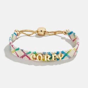 Ensemble de bracelet <span class=keywords><strong>d</strong></span>'amitié avec <span class=keywords><strong>lettre</strong></span> initiale personnalisable DIY tressé élégant-Cadeau de bijoux en cordon fait main <span class=keywords><strong>pour</strong></span> les meilleurs amis - Product Image 6