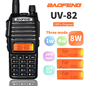 Walkie Talkie <span class=keywords><strong>Baofeng</strong></span> <span class=keywords><strong>UV</strong></span>-<span class=keywords><strong>82</strong></span>, Radio Amateur de Doble PTT, Radios Bidireccionales <span class=keywords><strong>UV</strong></span> <span class=keywords><strong>82</strong></span>, Radio de Banda Dual VHF UHF, Transceptor de Caza UV82 2200 - Product Image 3