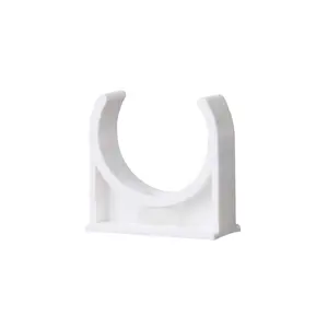 PVC U-Tipo di Tubo Morsetto 20 millimetri 25 millimetri 32 millimetri 40 millimetri di Plastica Clip di Tubo di Tubo di Supporto Del Tubo montaggio Fissato Con Viti Bianco/Grigio/Blu