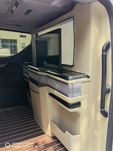 MPV Bar Van ซ่อนบาร์ที่นั่งพร้อมการติดตั้งที่สะดวกและรวดเร็วสำหรับ Metris vclass V250 V300 Alphard Velfire - Product Image 5