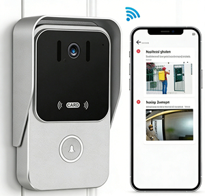 Videoportero Inteligente Tuya, Intercomunicador WiFi con Cámara IP, Audio Bidireccional, Visión Nocturna, Timbre de Seguridad para el Hogar con Tuya Smart - Product Image 1
