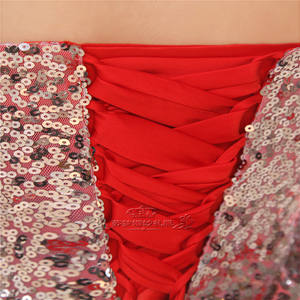 <span class=keywords><strong>Robe</strong></span> de <span class=keywords><strong>bal</strong></span> de mariage rouge, à fleurs 3D, sans bretelles, robes de <span class=keywords><strong>bal</strong></span> de mascarade, 2020 - Product Image 5